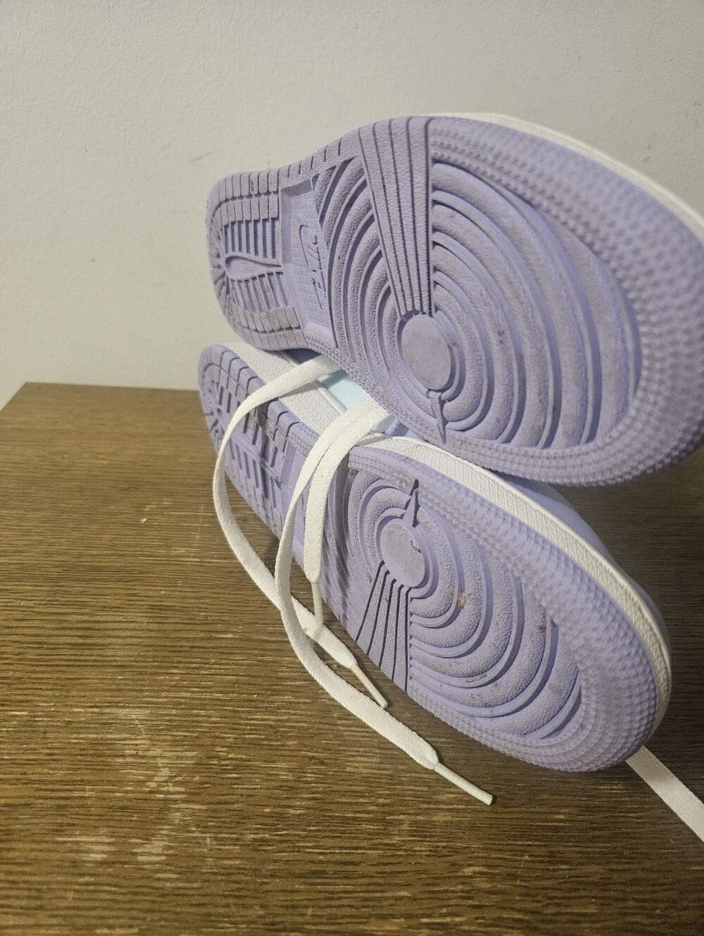 Jordan Kids Mid-Top Sneakers in Lavender & Mint